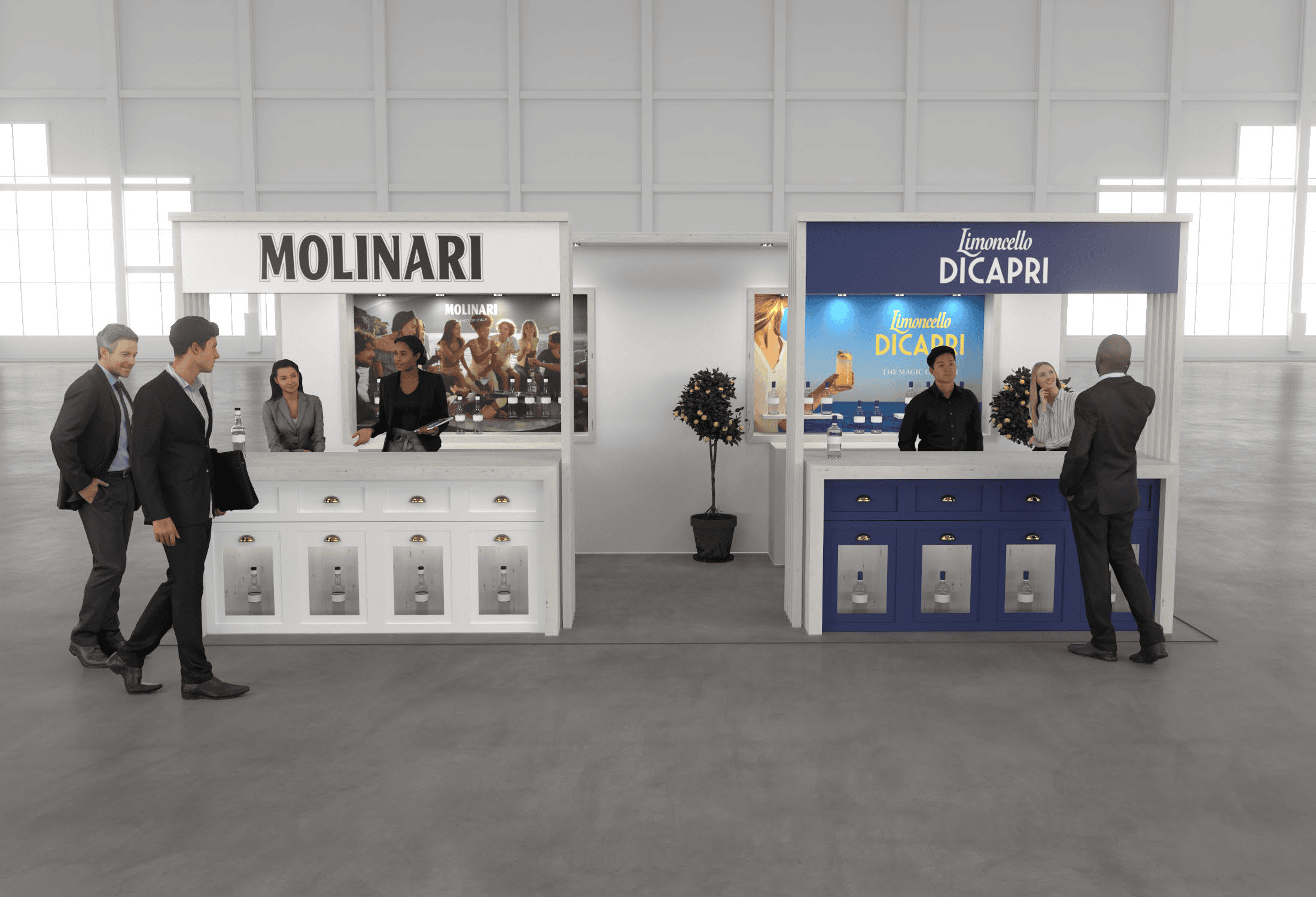 InfoComm 10x20 trade show exhibit rental in Las Vegas