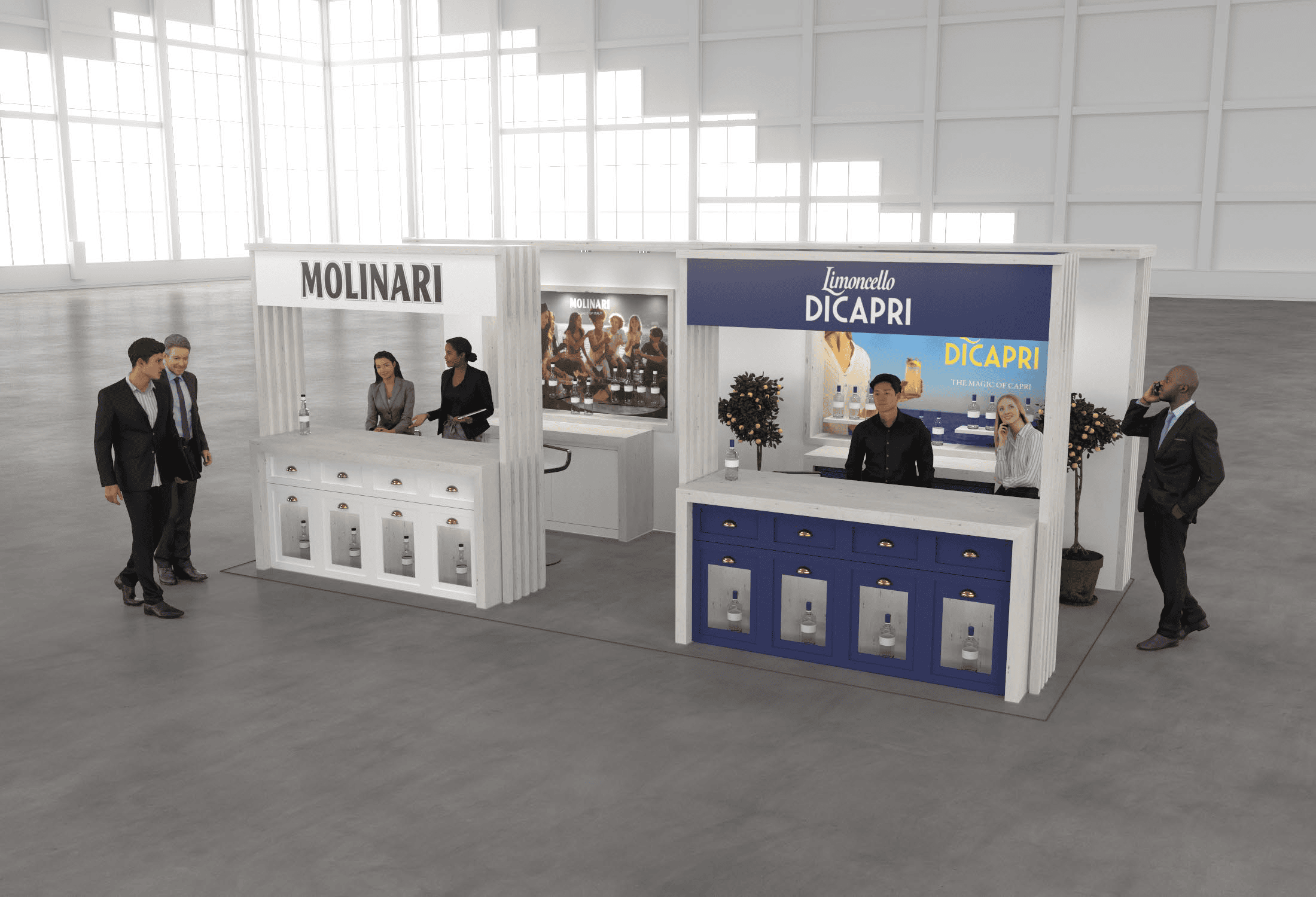 InfoComm 10x20 trade show exhibit rental in Las Vegas (view 3)