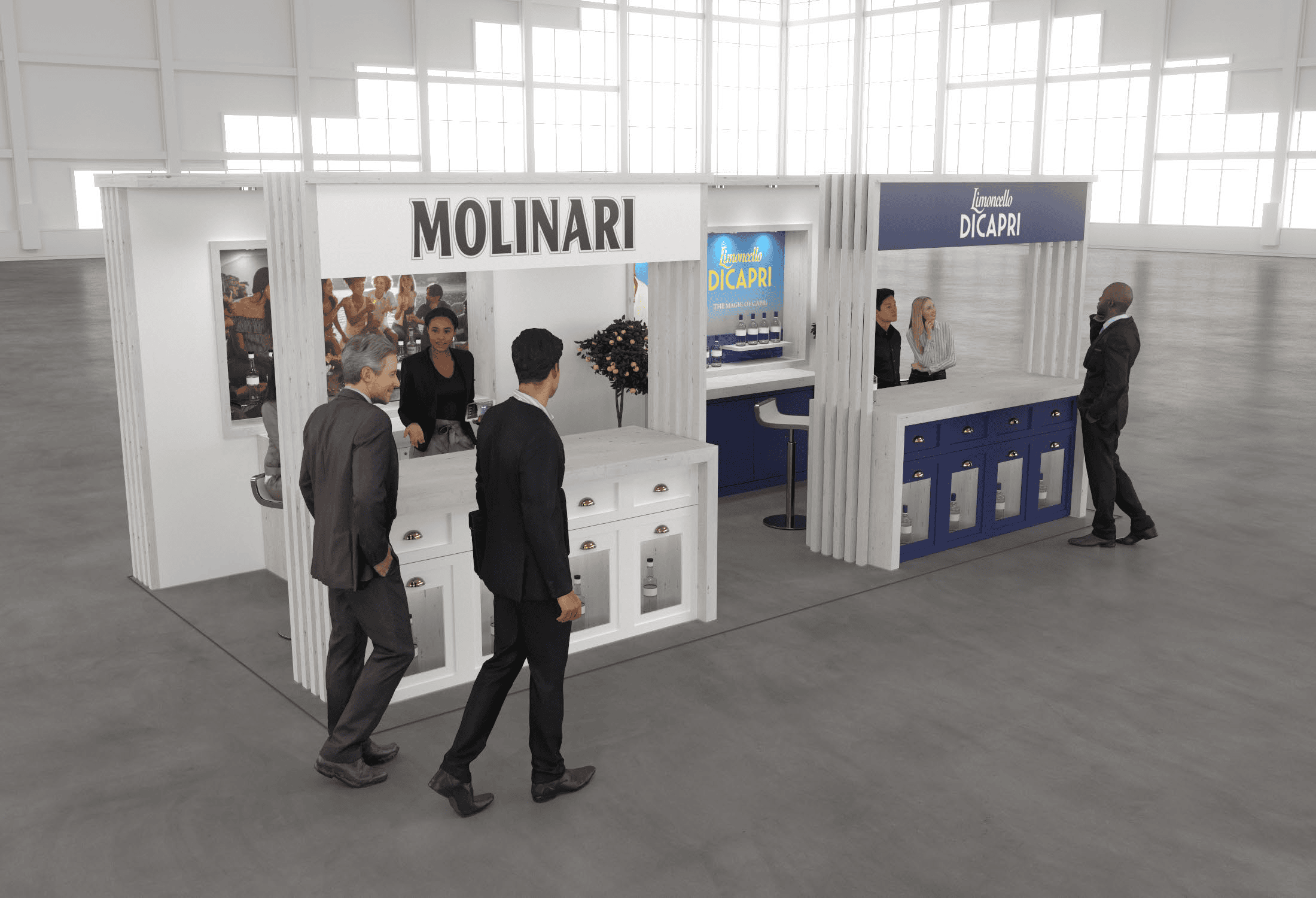InfoComm 10x20 trade show exhibit rental in Las Vegas (view 5)