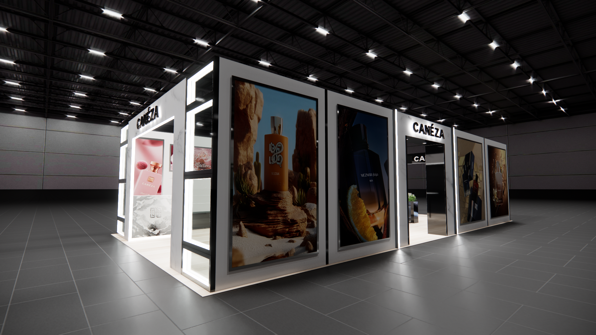 NACS 20x40 trade show exhibit rental in Las Vegas (view 2)