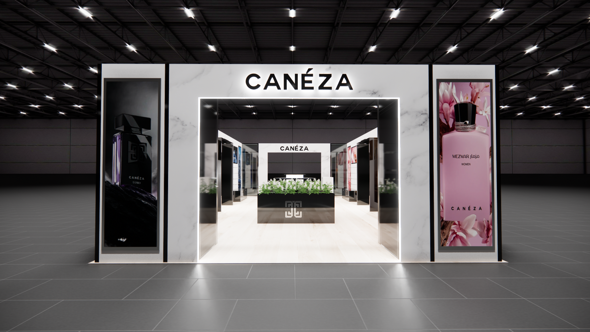 NACS 20x40 trade show exhibit rental in Las Vegas (view 3)