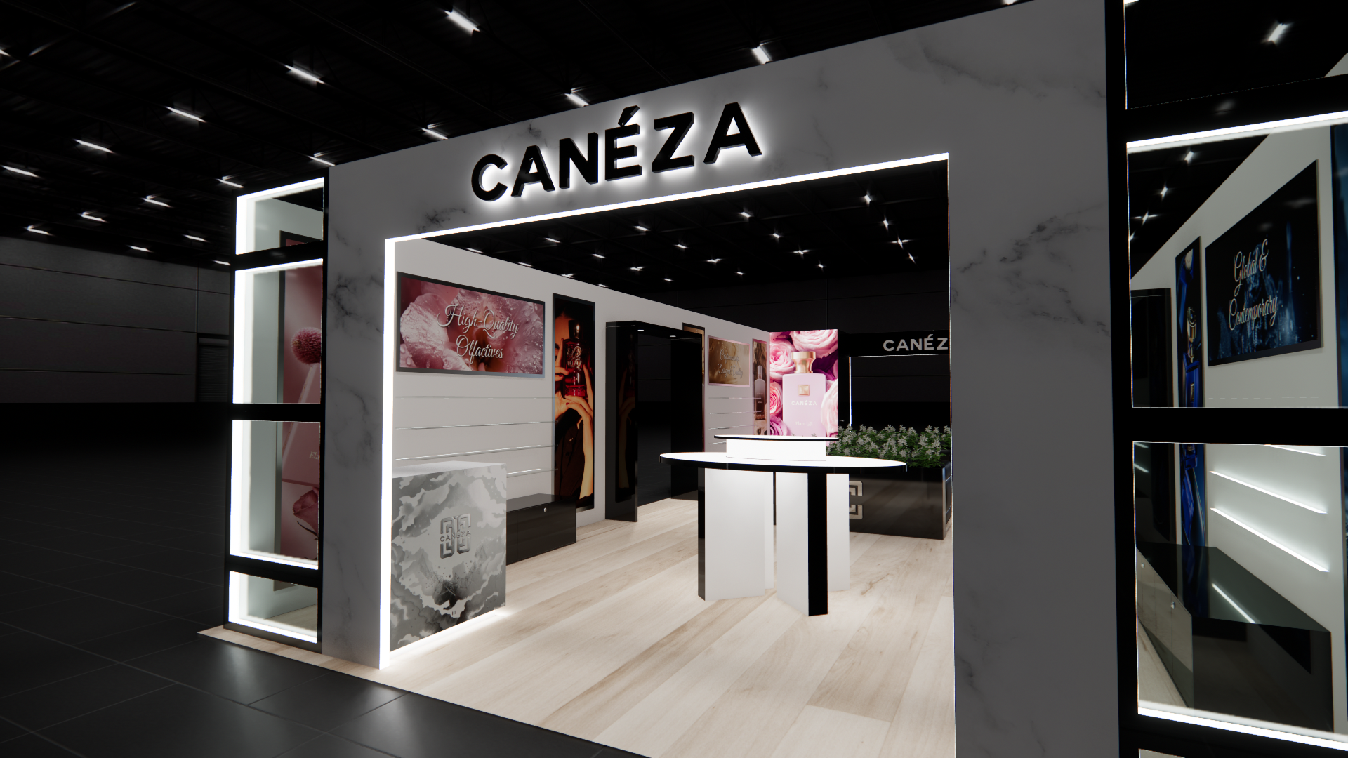 NACS 20x40 trade show exhibit rental in Las Vegas (view 4)