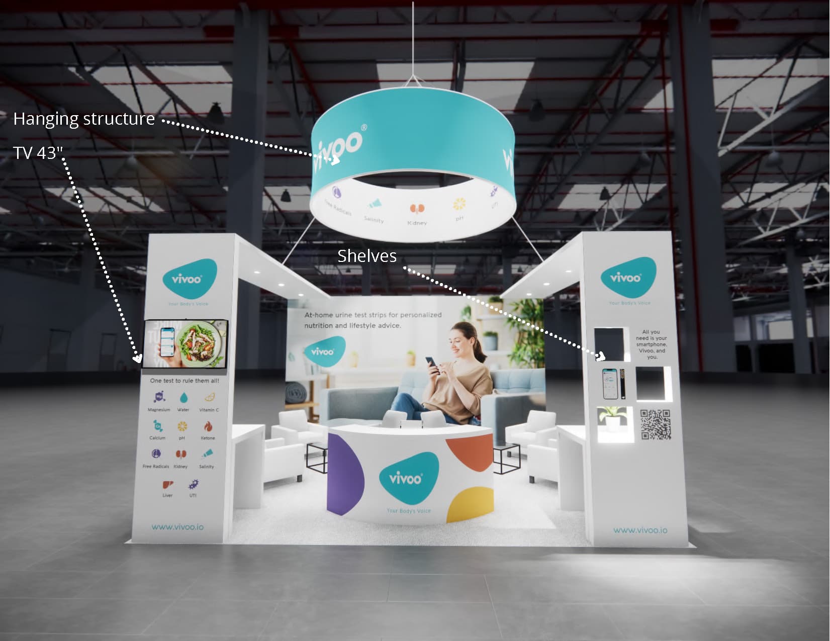 MAGIC 20x20 trade show exhibit rental in Las Vegas