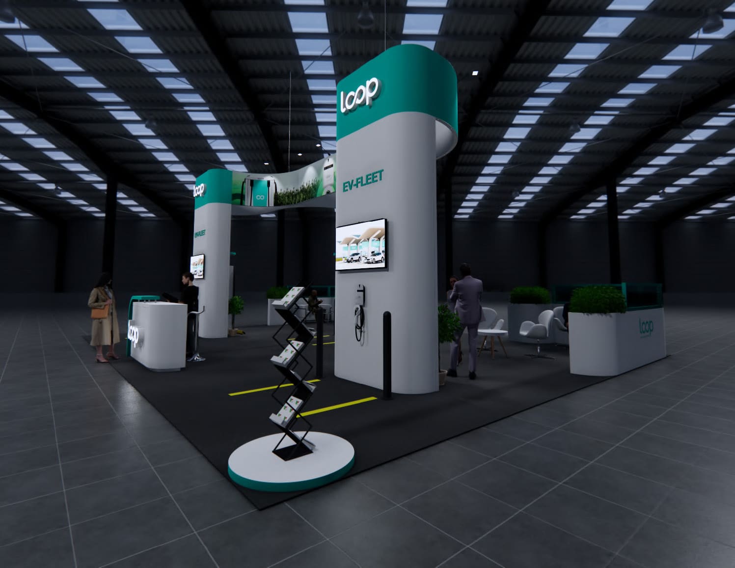 Light + Building 30x40 trade show exhibit rental in Las Vegas (view 2)