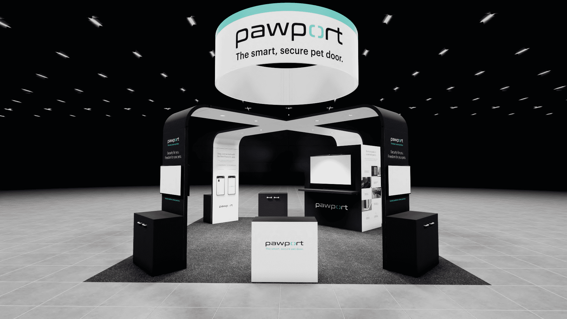 NACS 20x20 trade show exhibit rental in Las Vegas