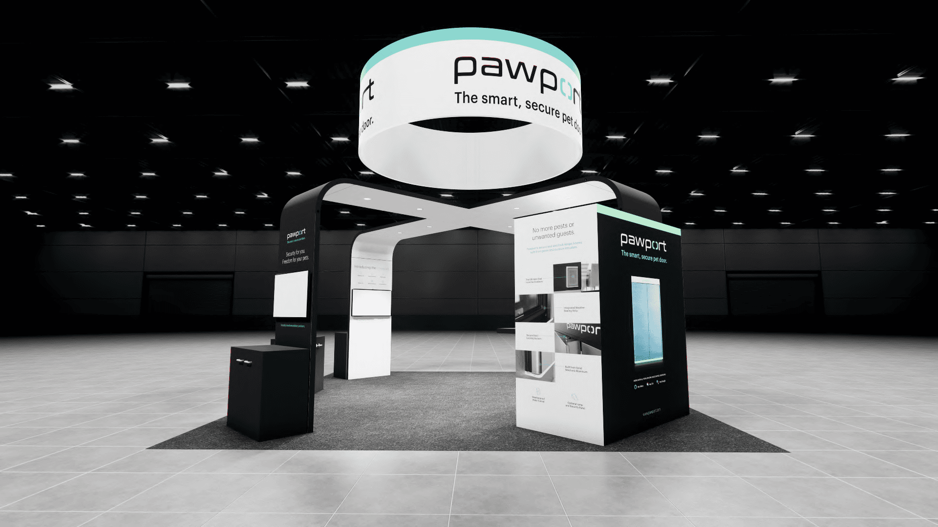 NACS 20x20 trade show exhibit rental in Las Vegas (view 2)