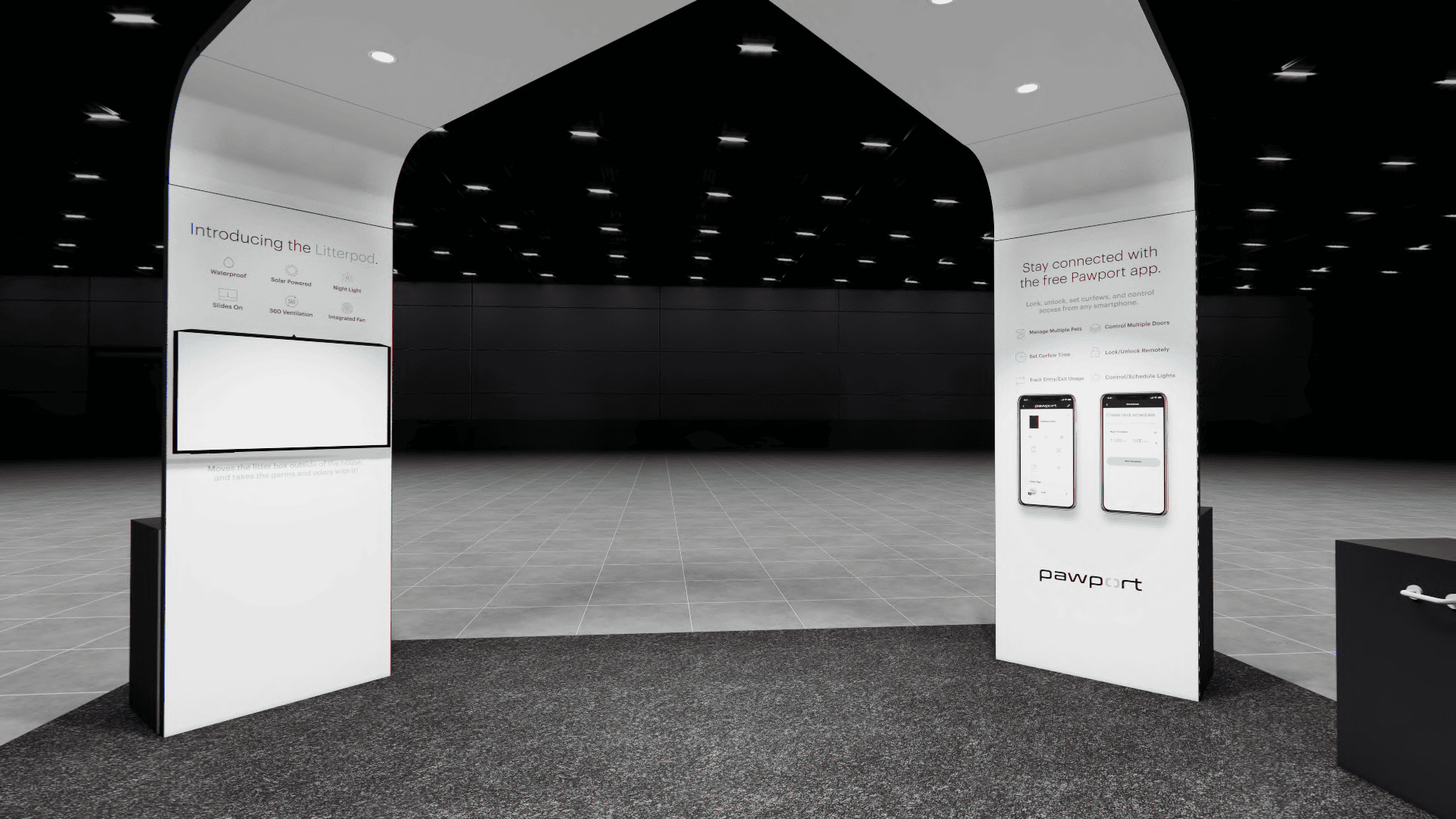NACS 20x20 trade show exhibit rental in Las Vegas (view 3)