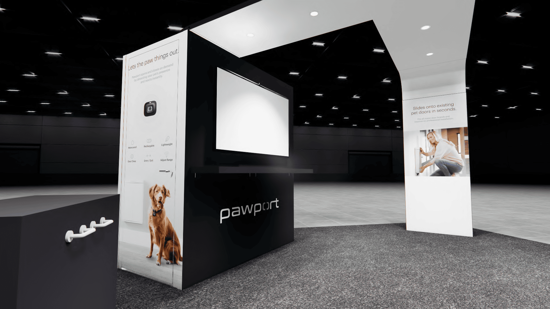 NACS 20x20 trade show exhibit rental in Las Vegas (view 4)