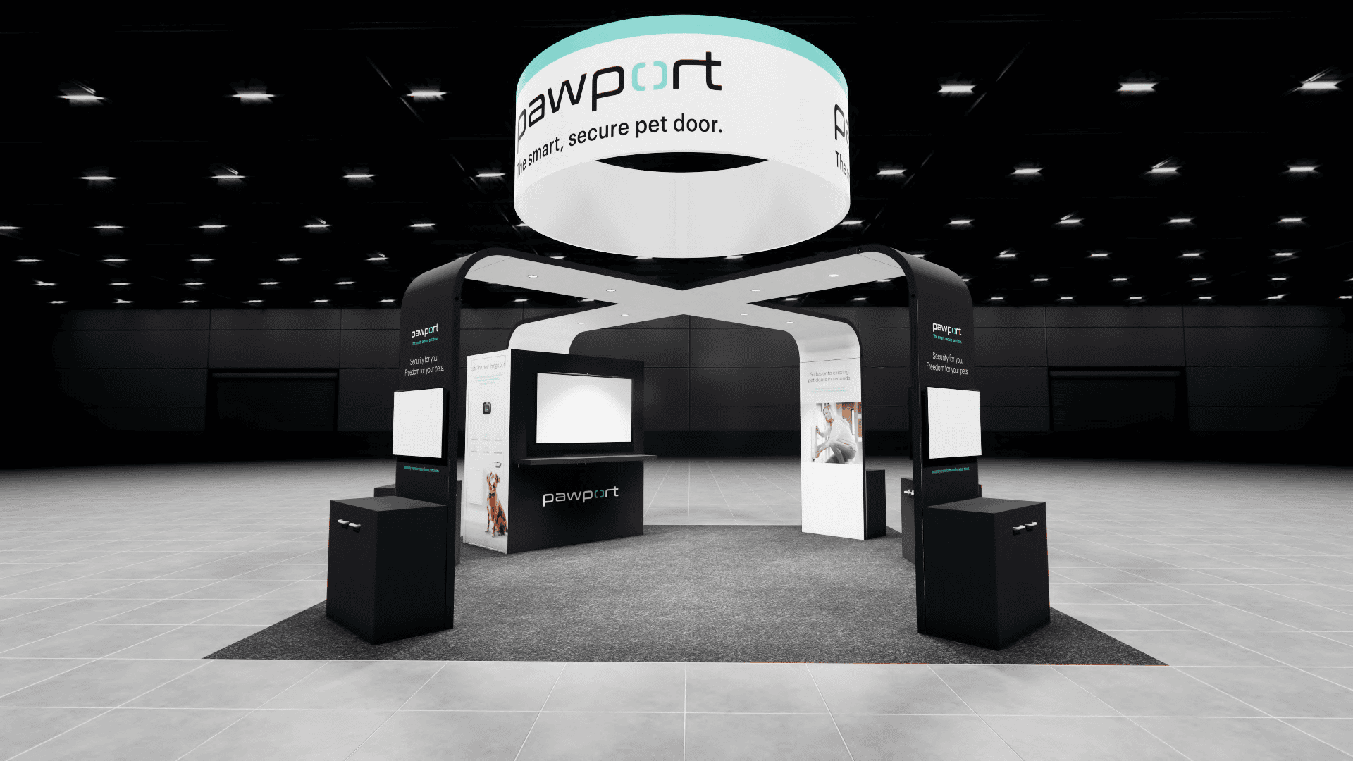 NACS 20x20 trade show exhibit rental in Las Vegas (view 5)