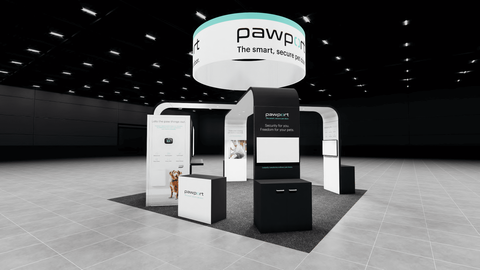 NACS 20x20 trade show exhibit rental in Las Vegas (view 7)