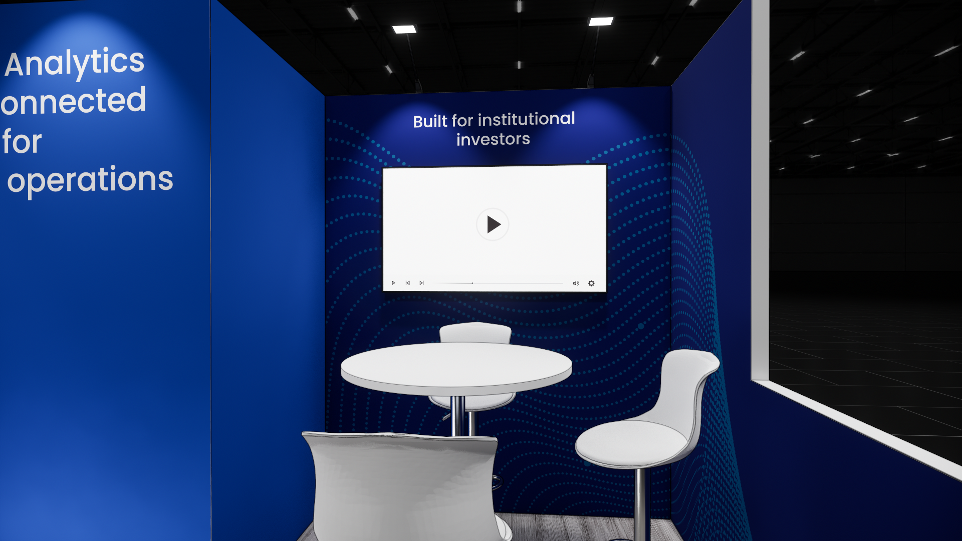 NAB Show 8x20 trade show exhibit rental in Las Vegas (view 4)