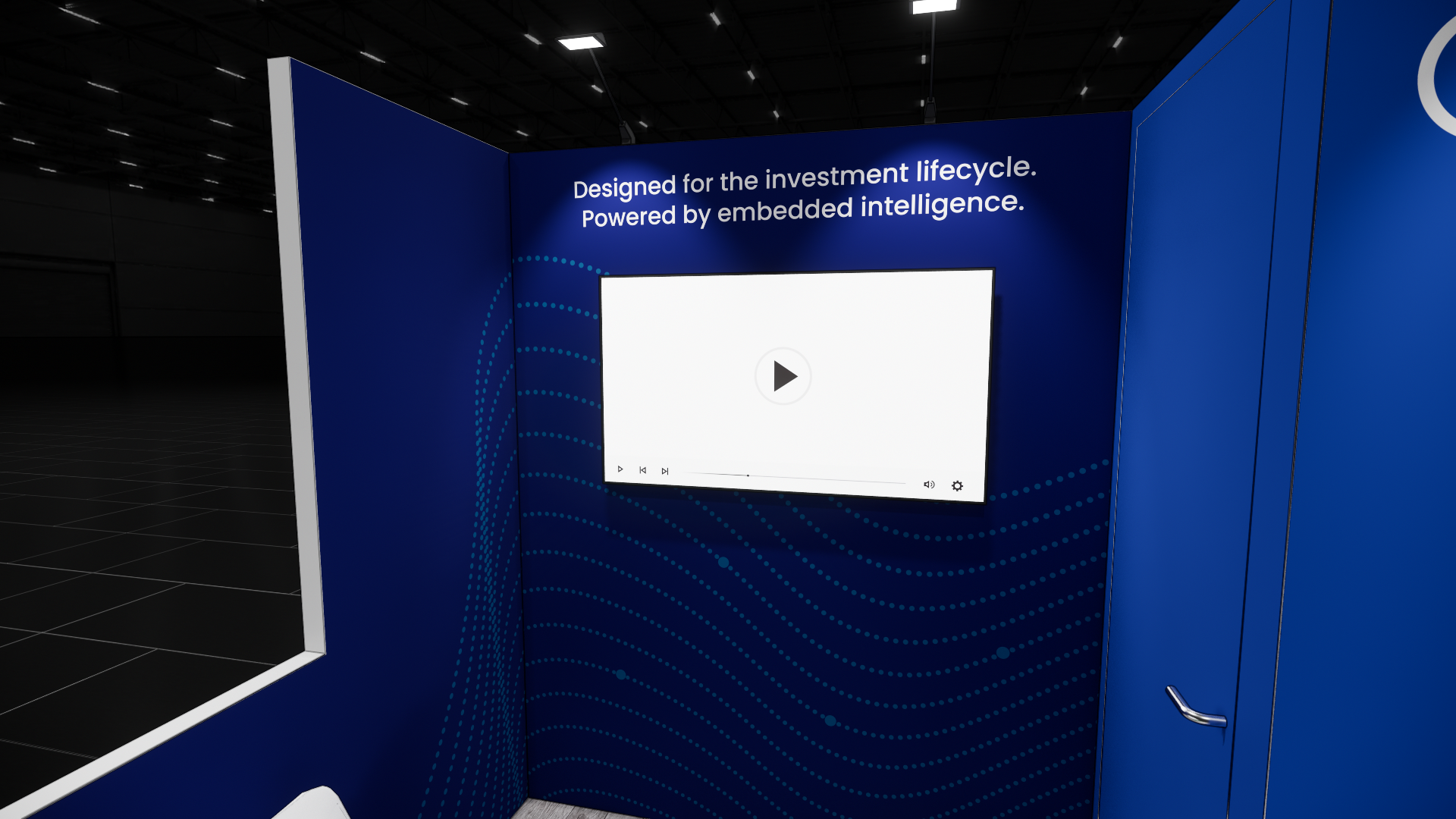 NAB Show 8x20 trade show exhibit rental in Las Vegas (view 5)