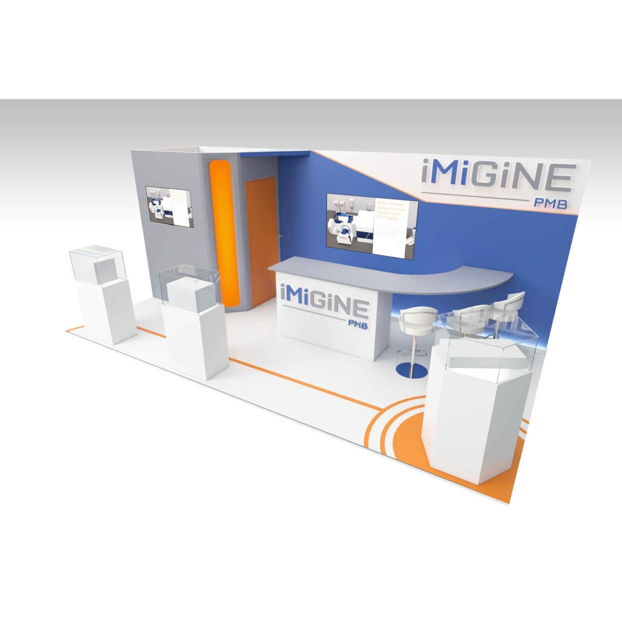 TISE 10x20 trade show exhibit rental in Las Vegas (view 2)