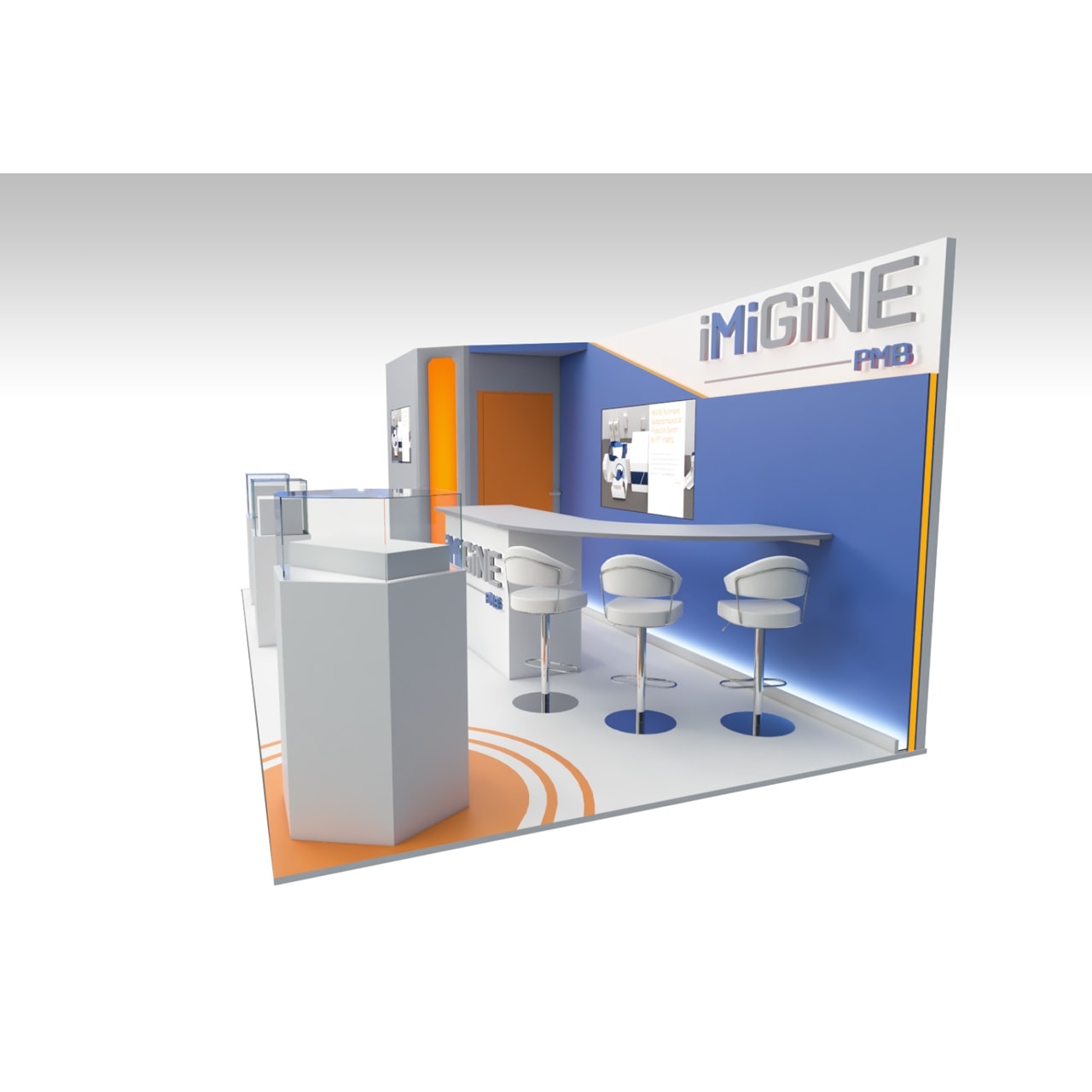 TISE 10x20 trade show exhibit rental in Las Vegas (view 3)