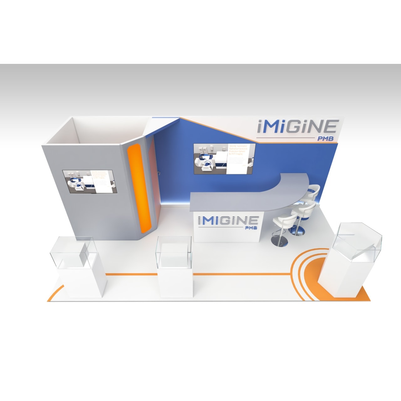 TISE 10x20 trade show exhibit rental in Las Vegas (view 4)