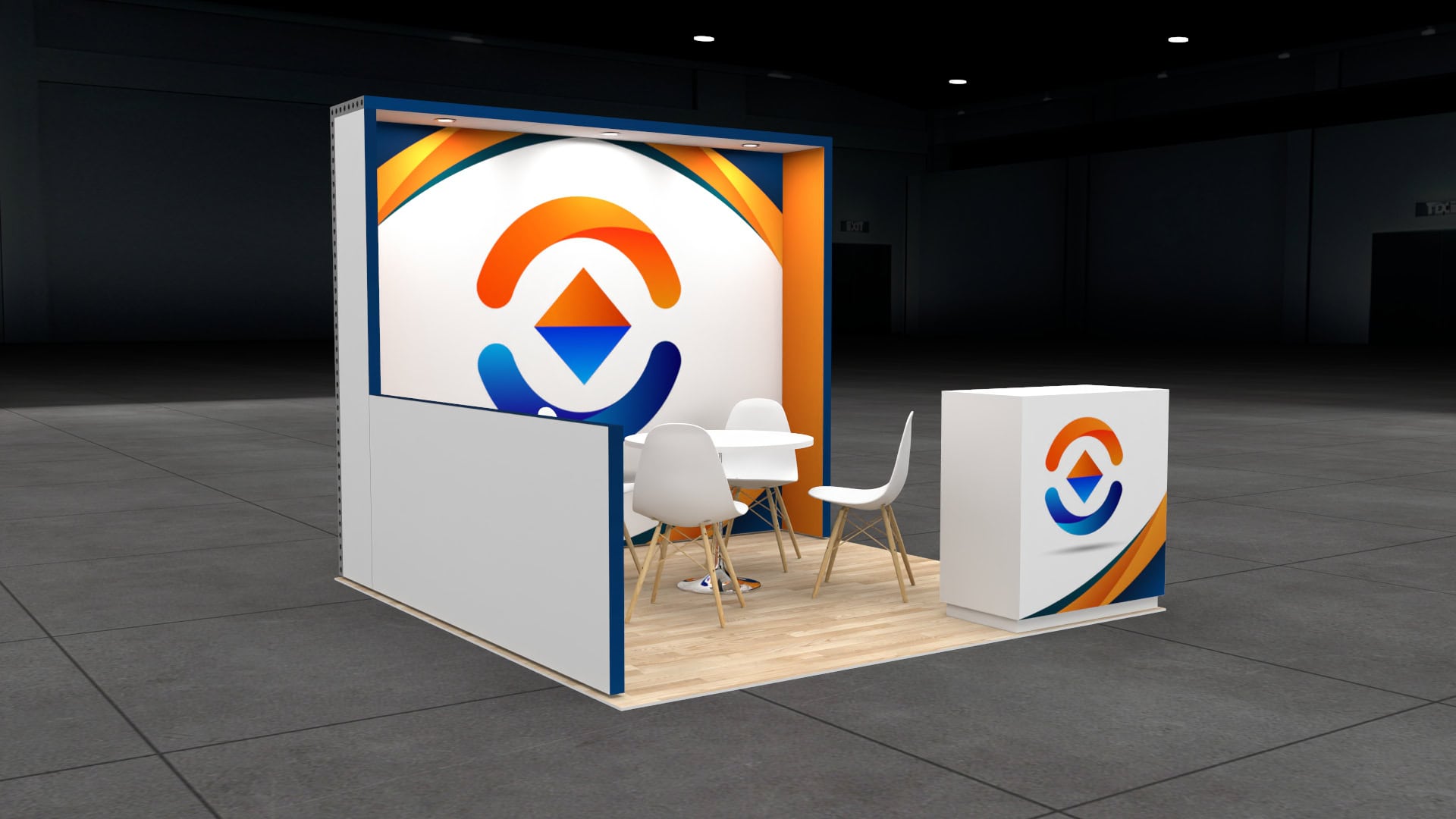 FABTECH 10x10 trade show exhibit rental in Las Vegas (view 2)