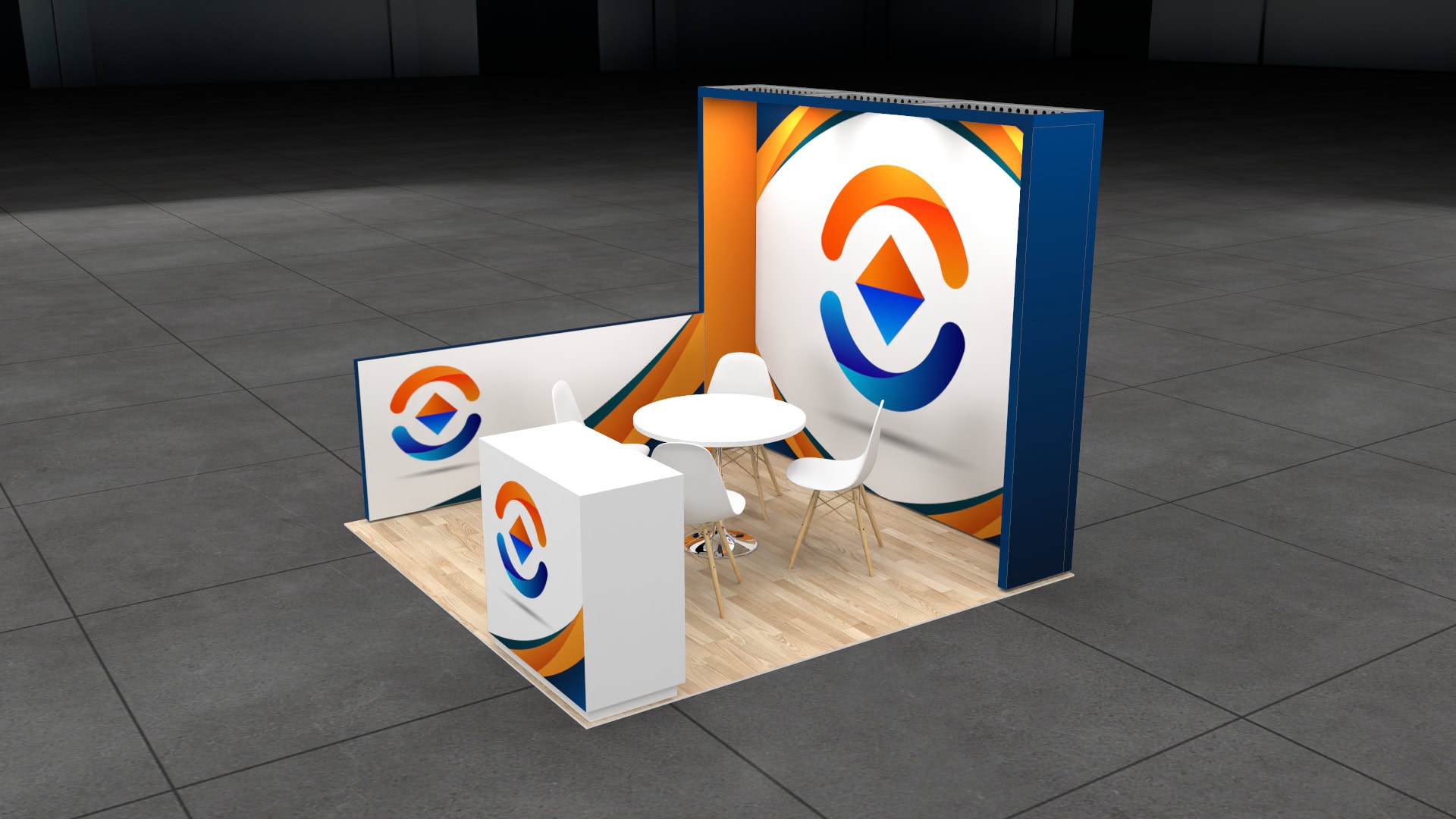 FABTECH 10x10 trade show exhibit rental in Las Vegas (view 3)