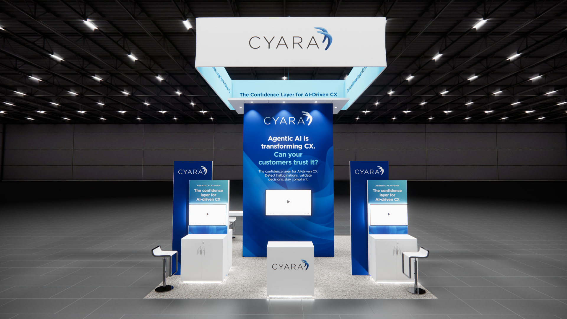 CES 20x20 trade show exhibit rental in Las Vegas