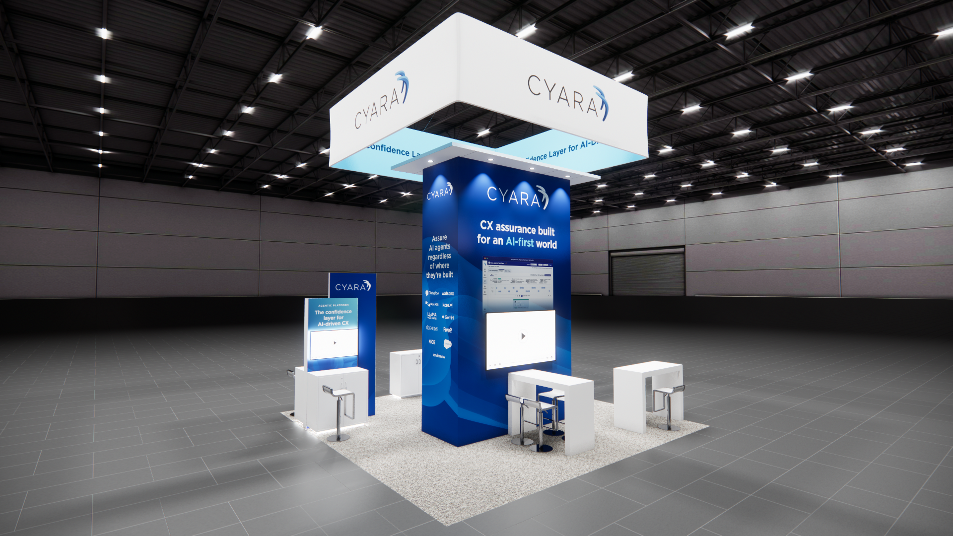 CES 20x20 trade show exhibit rental in Las Vegas (view 2)