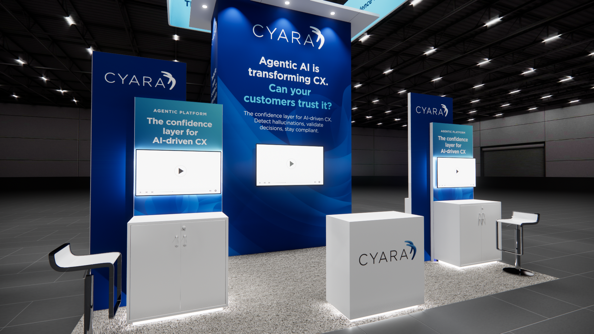 CES 20x20 trade show exhibit rental in Las Vegas (view 3)