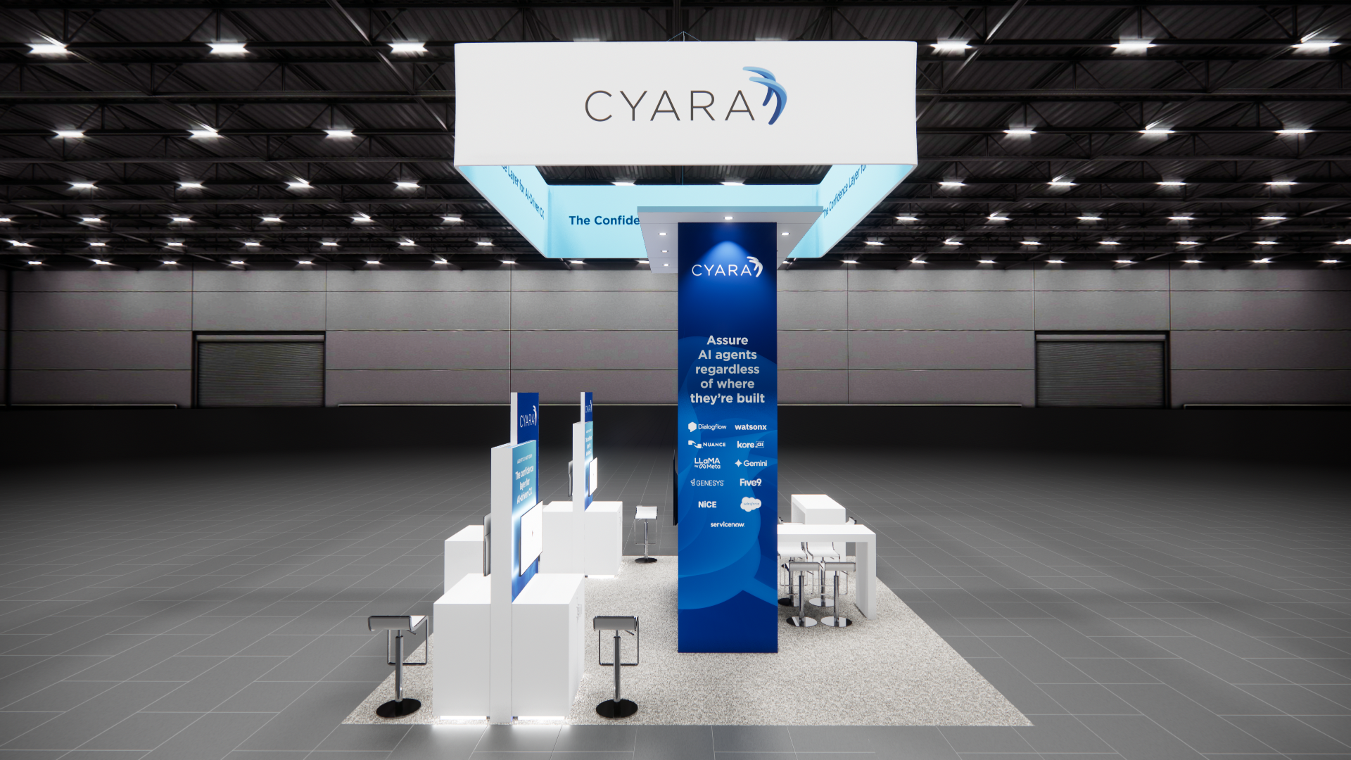 CES 20x20 trade show exhibit rental in Las Vegas (view 5)