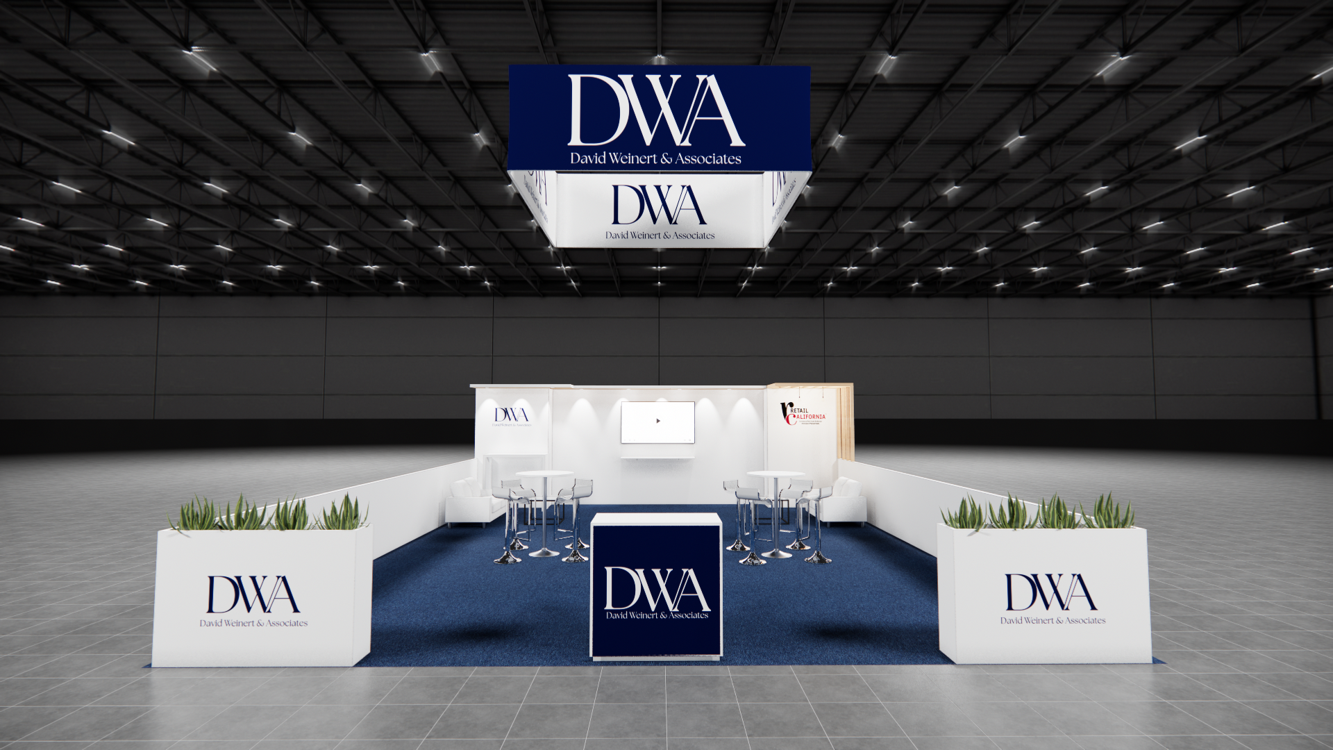 InfoComm 25x30 trade show exhibit rental in Las Vegas