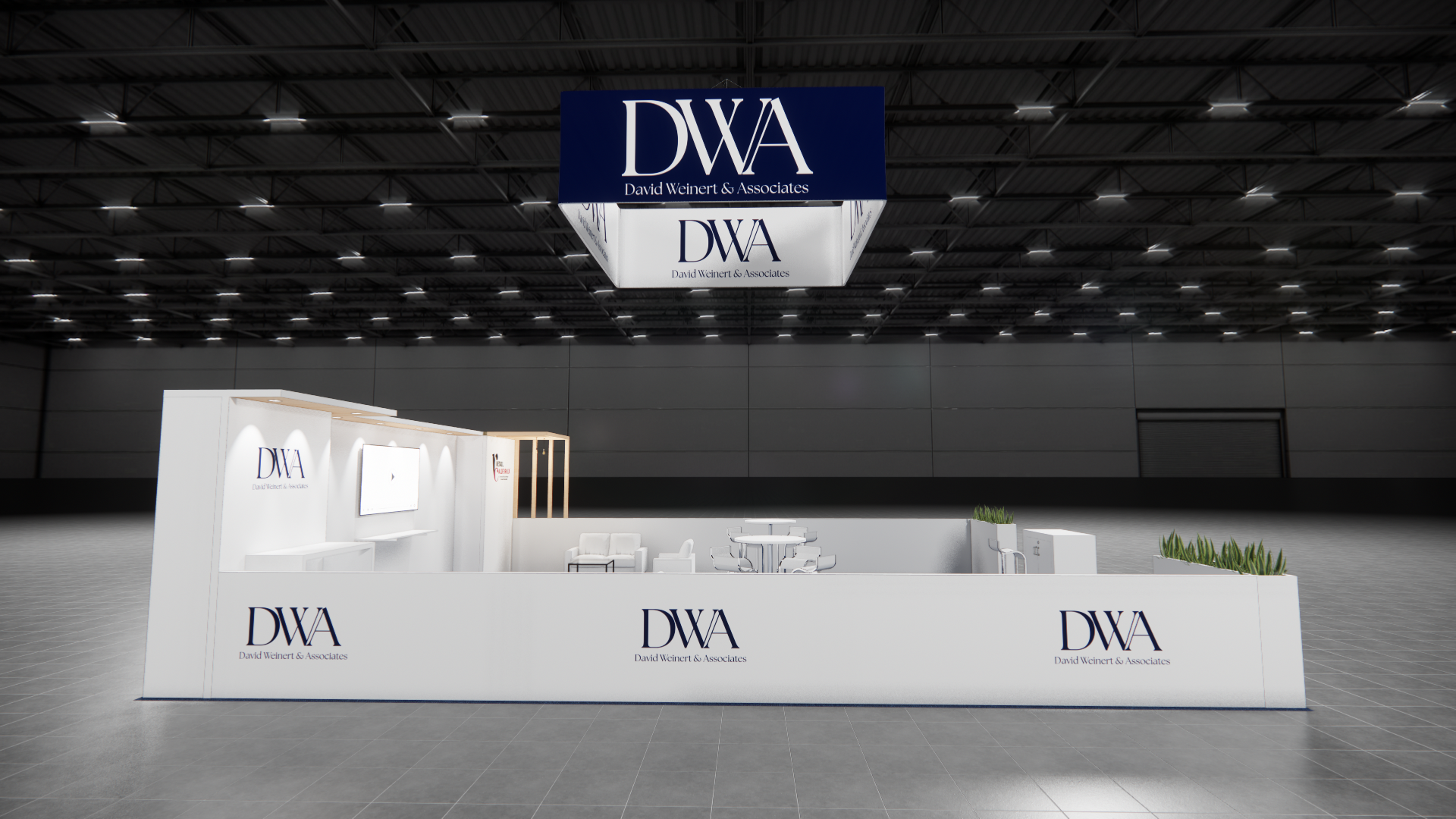 InfoComm 25x30 trade show exhibit rental in Las Vegas (view 3)