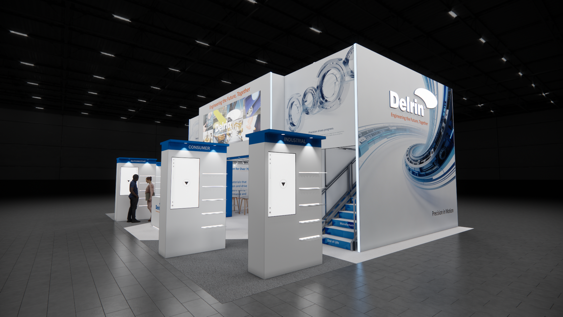 FABTECH 20x30 trade show exhibit rental in Las Vegas (view 2)