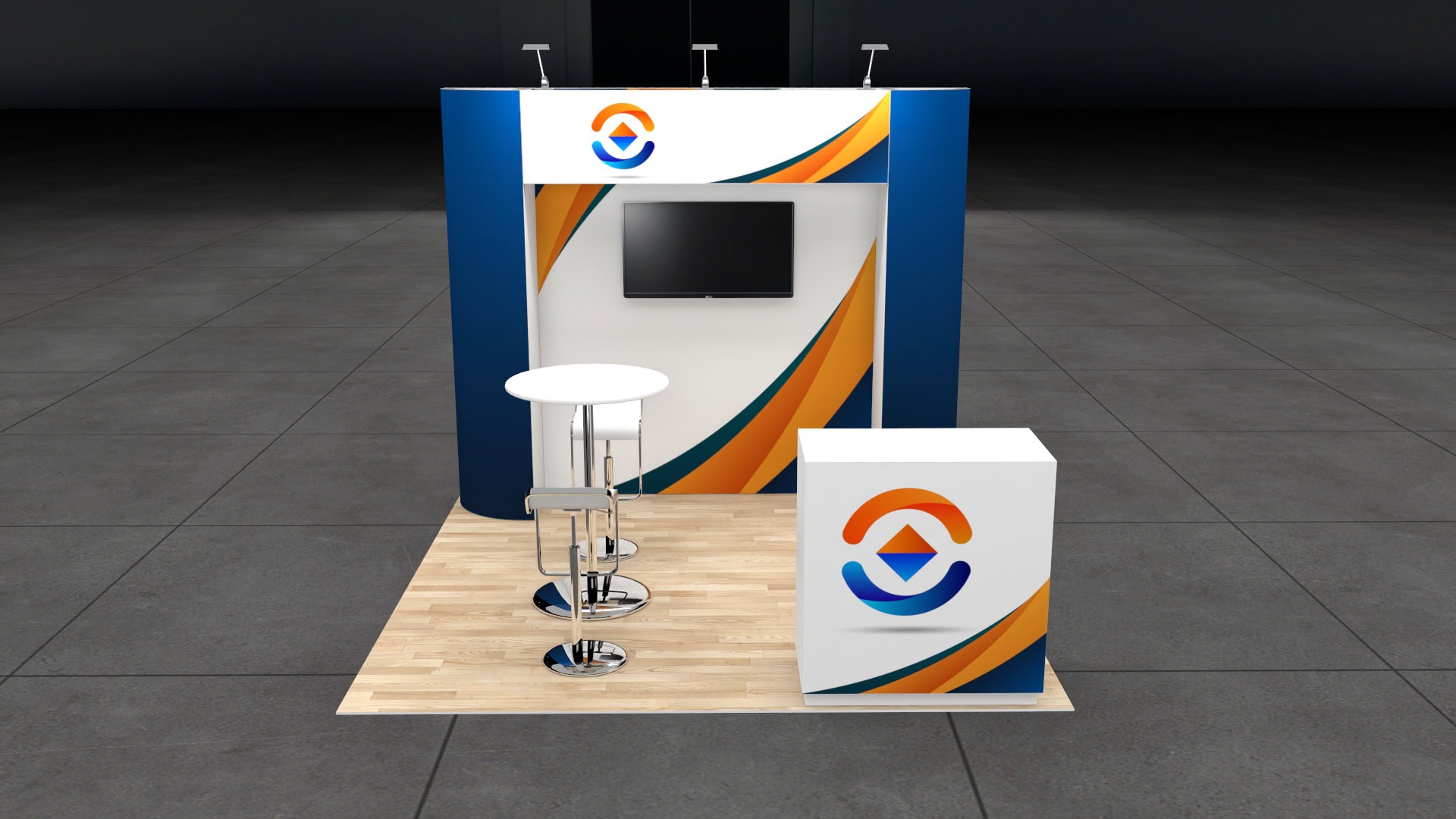 GlassBuild America 10x10 trade show exhibit rental in Las Vegas