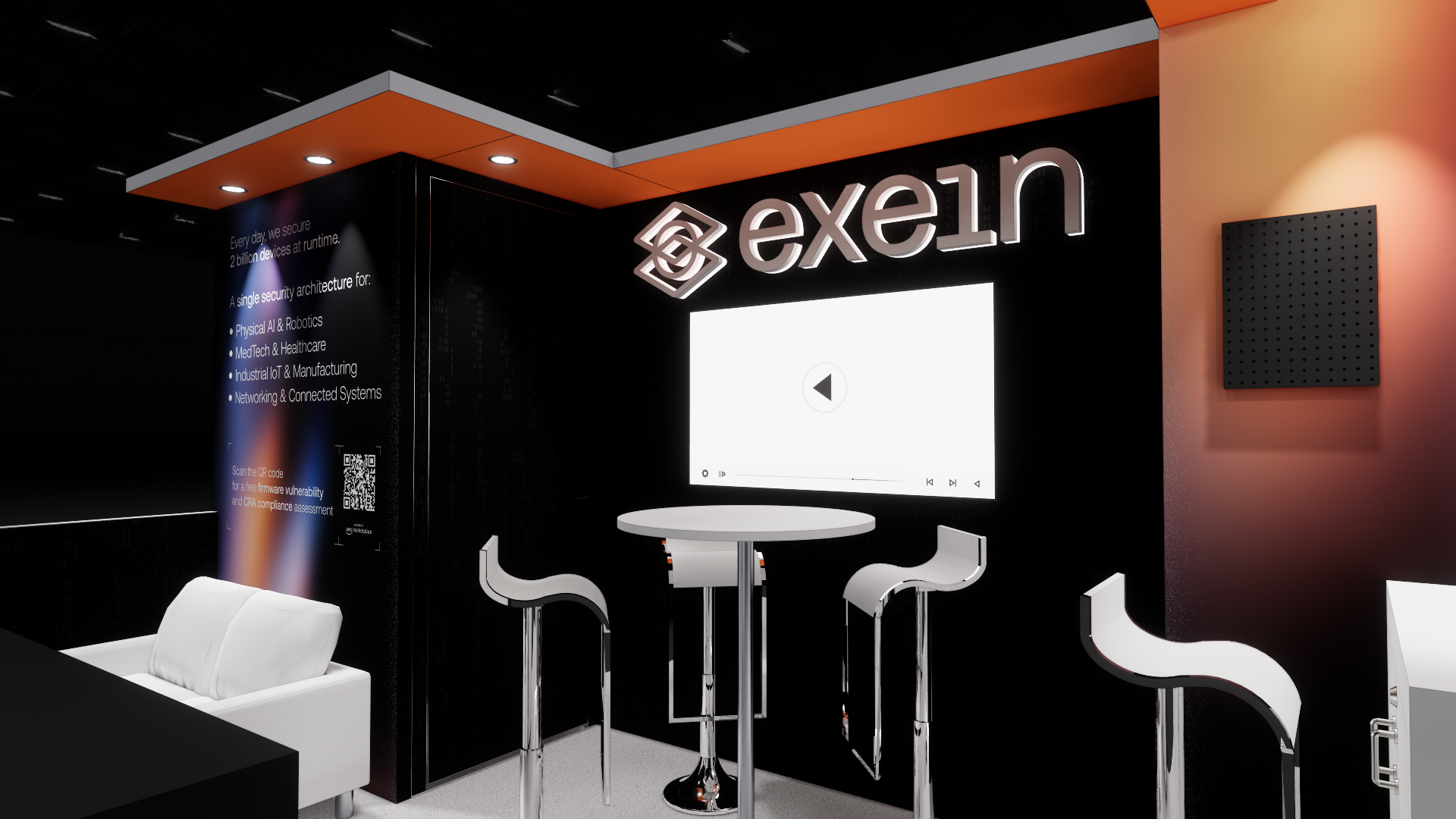 CONEXPO 10x20 trade show exhibit rental in Las Vegas (view 2)