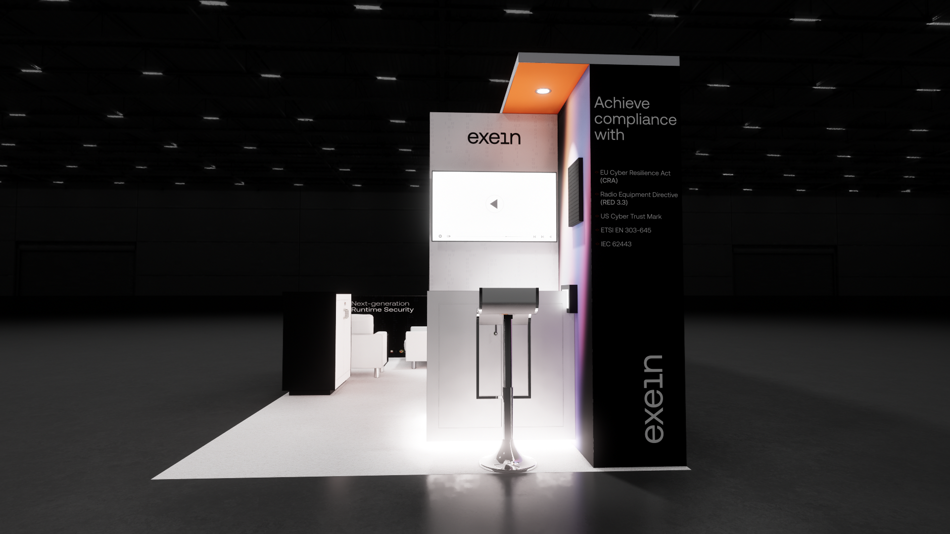 CONEXPO 10x20 trade show exhibit rental in Las Vegas (view 3)