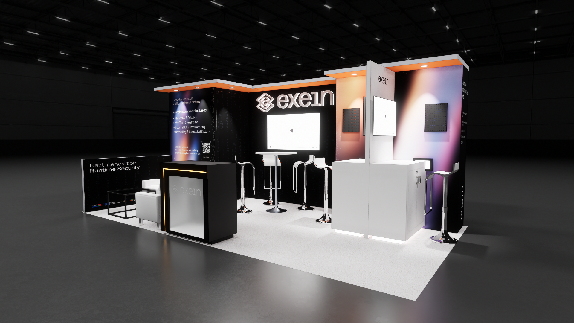 CONEXPO 10x20 trade show exhibit rental in Las Vegas (view 5)
