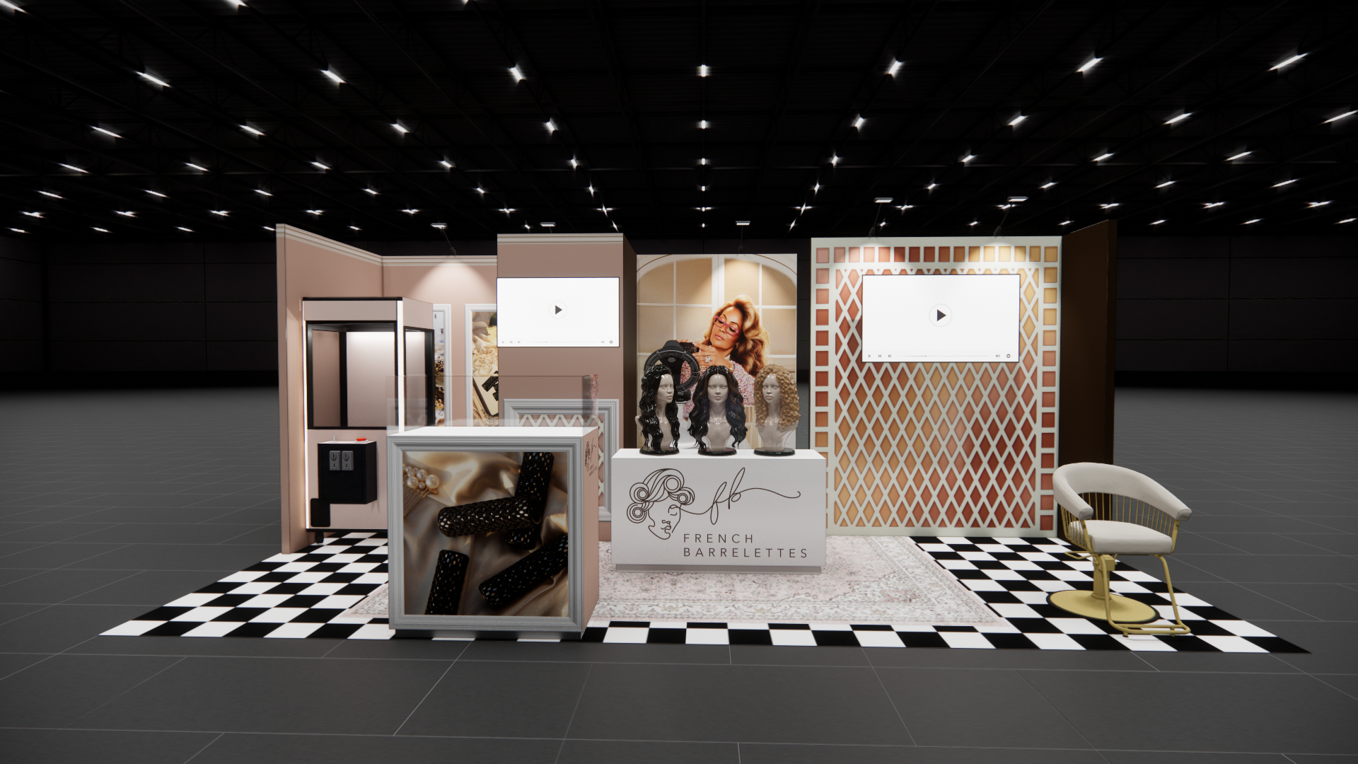 NACS 10x20 trade show exhibit rental in Las Vegas