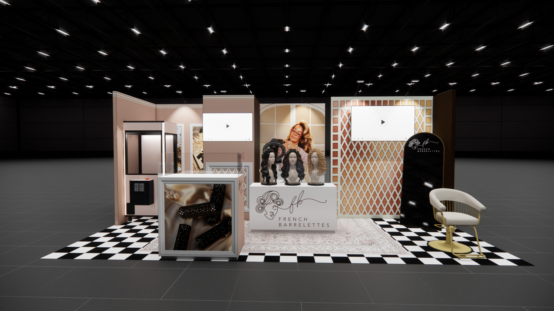 NACS 10x20 trade show exhibit rental in Las Vegas (view 2)