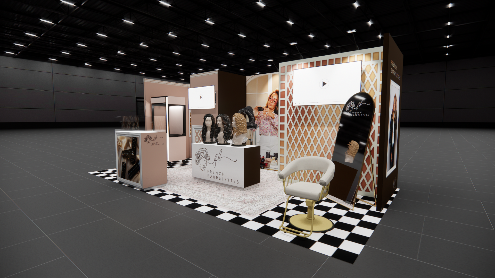 NACS 10x20 trade show exhibit rental in Las Vegas (view 3)