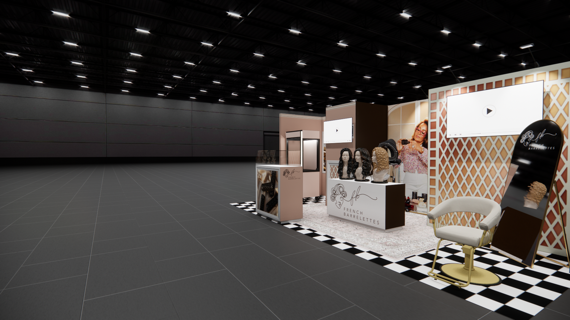 NACS 10x20 trade show exhibit rental in Las Vegas (view 4)