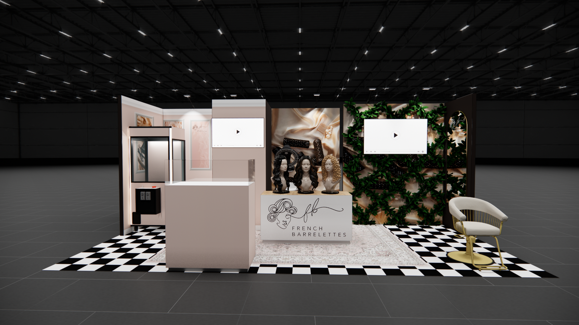 NACS 10x20 trade show exhibit rental in Las Vegas (view 5)