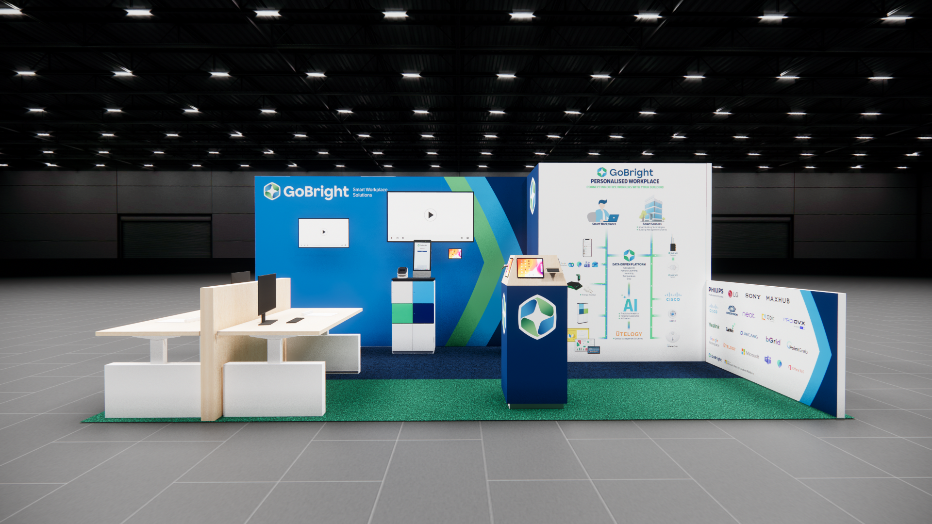 MAGIC 10x20 trade show exhibit rental in Las Vegas (view 2)