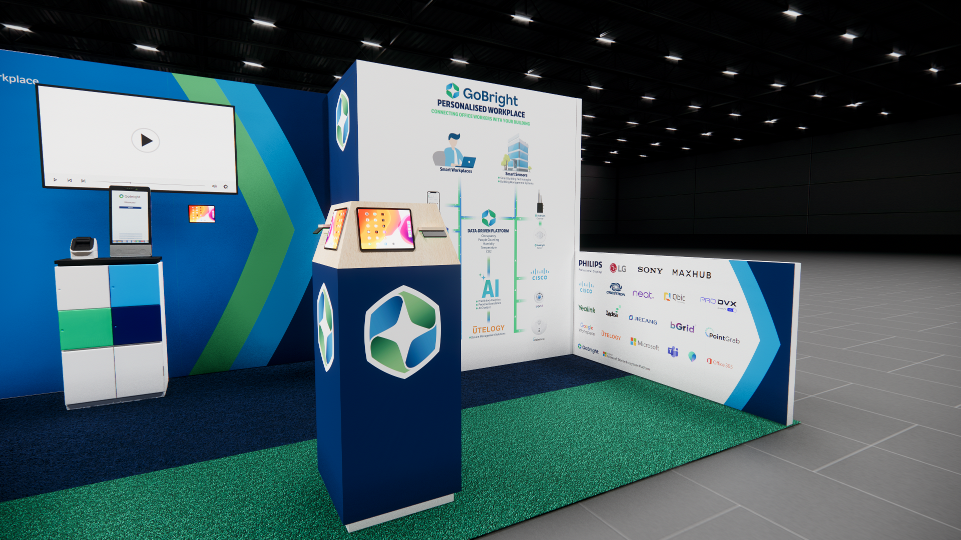 MAGIC 10x20 trade show exhibit rental in Las Vegas (view 5)