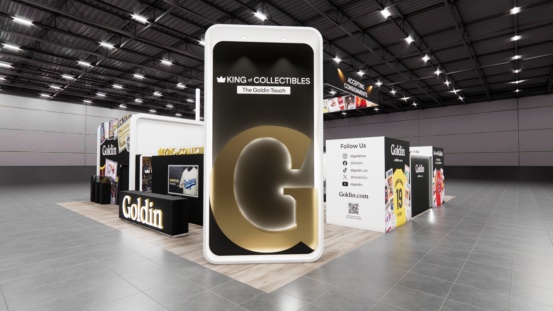 JCK 50x58 trade show exhibit rental in Las Vegas (view 2)