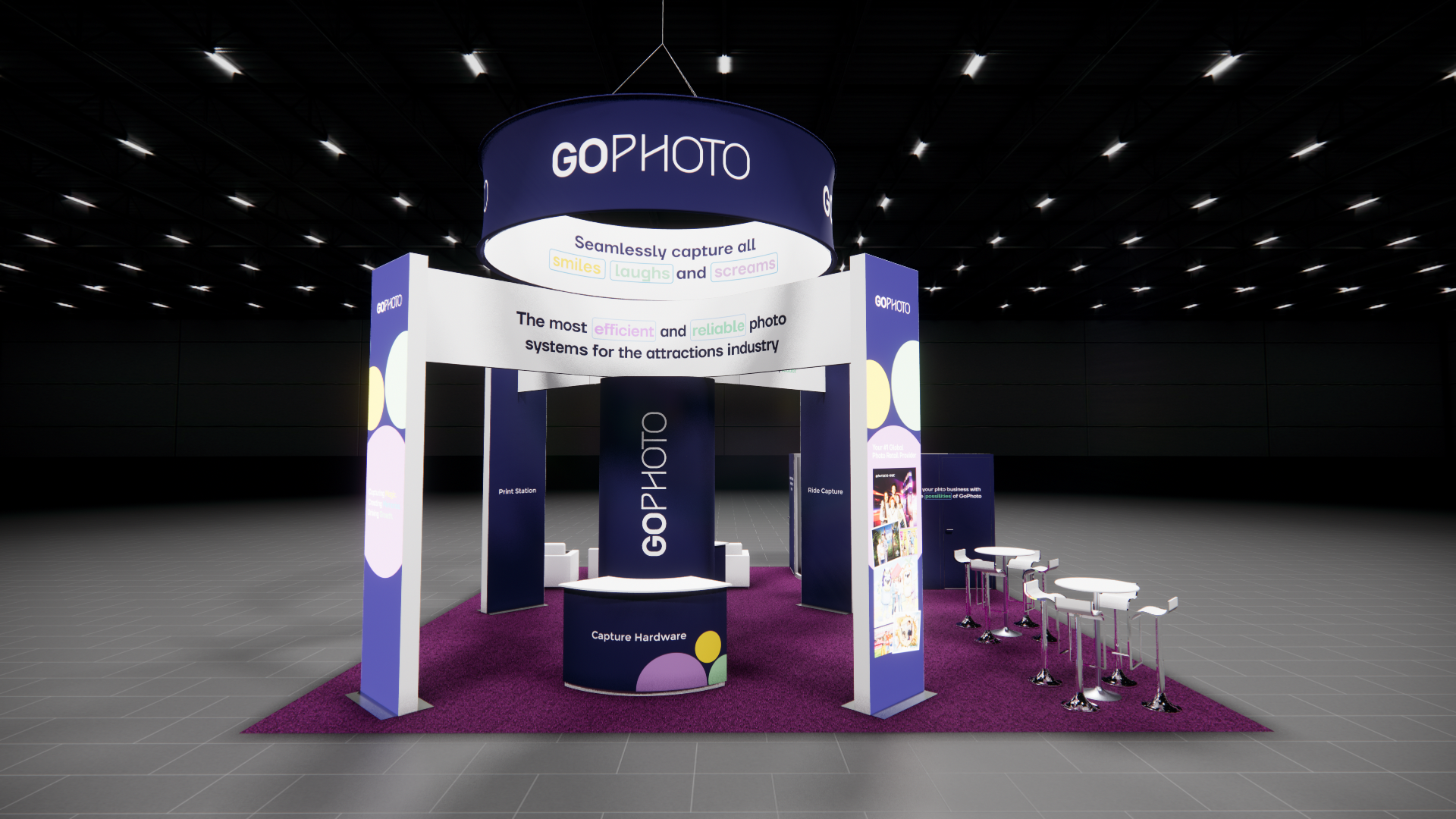 SEMA 30x30 trade show exhibit rental in Las Vegas
