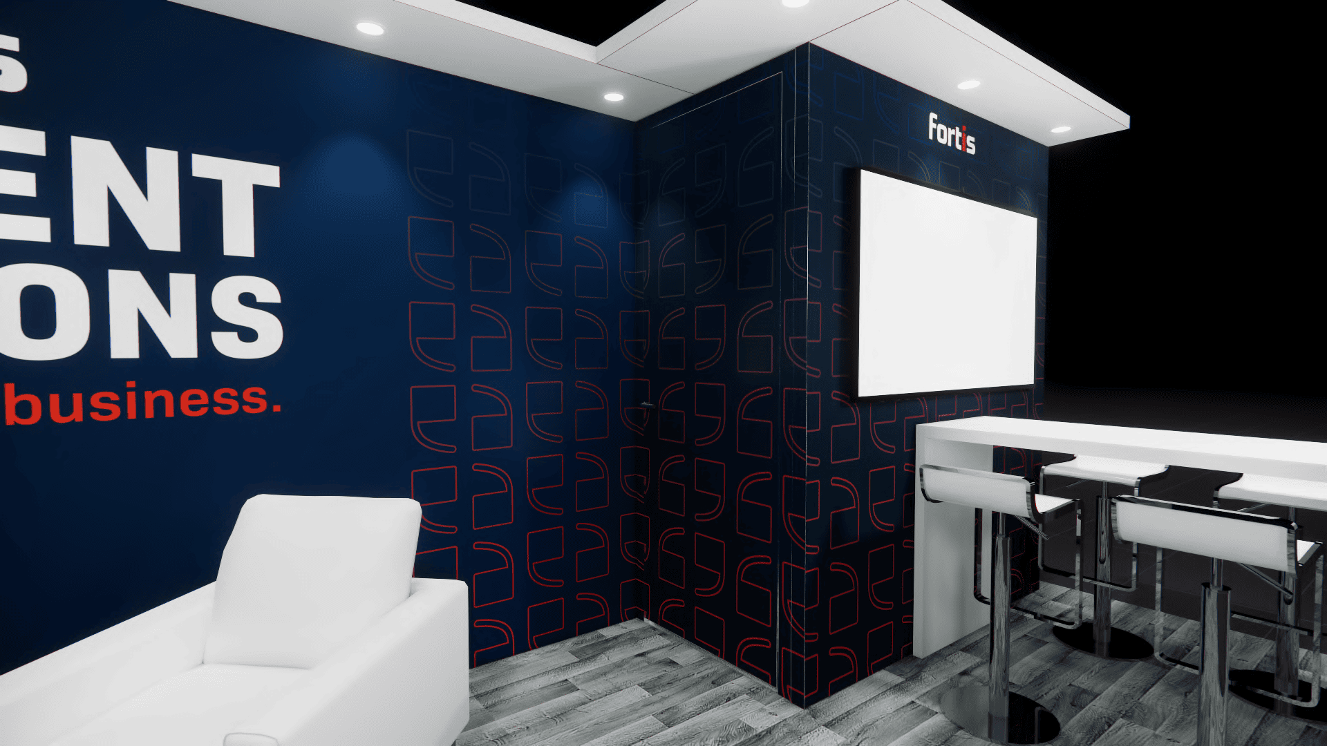JCK 20x20 trade show exhibit rental in Las Vegas (view 2)