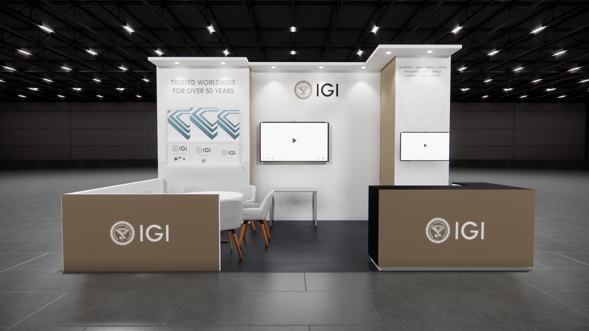 JCK 10x20 trade show exhibit rental in Las Vegas