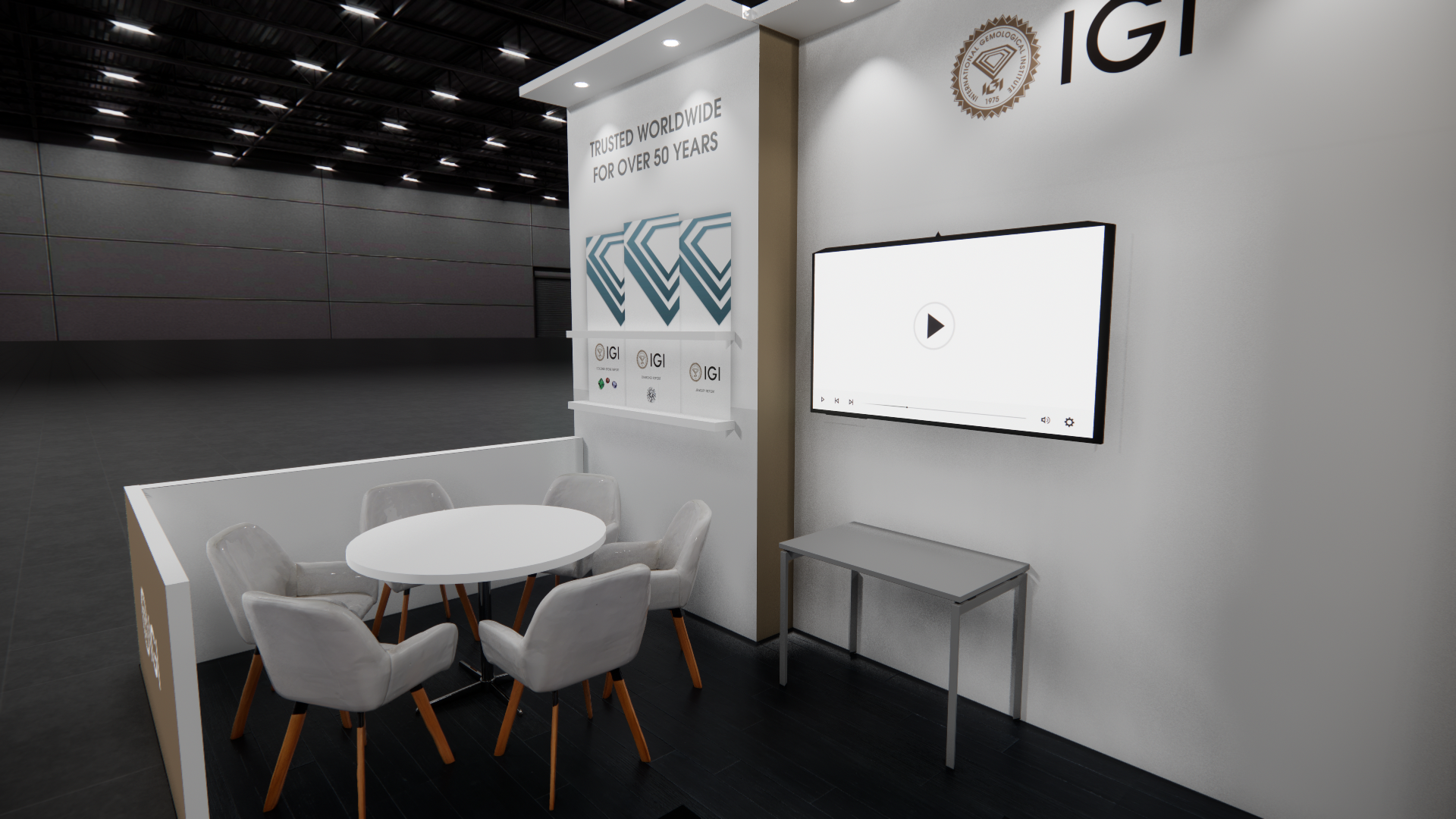 JCK 10x20 trade show exhibit rental in Las Vegas (view 6)