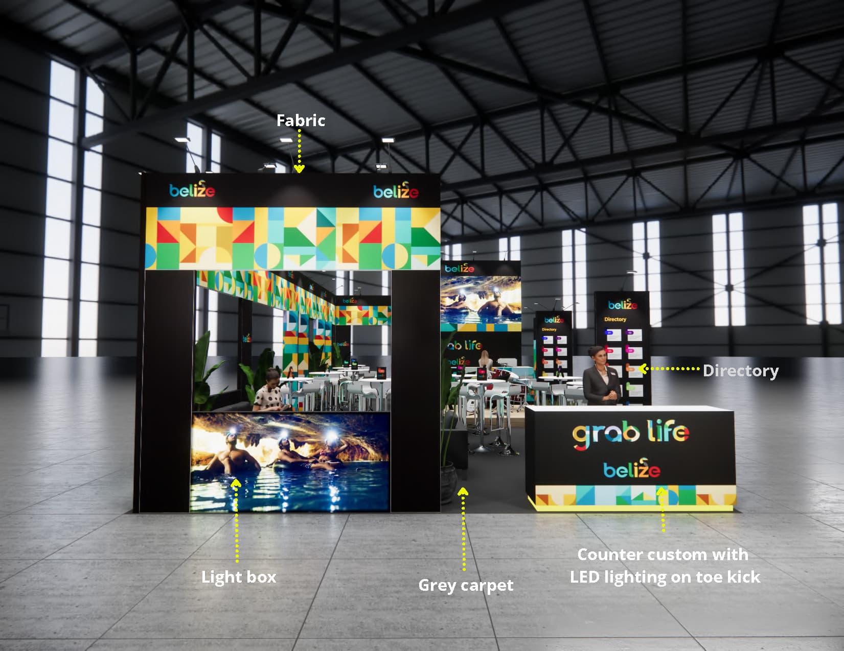 KBIS 20x40 trade show exhibit rental in Las Vegas (view 3)