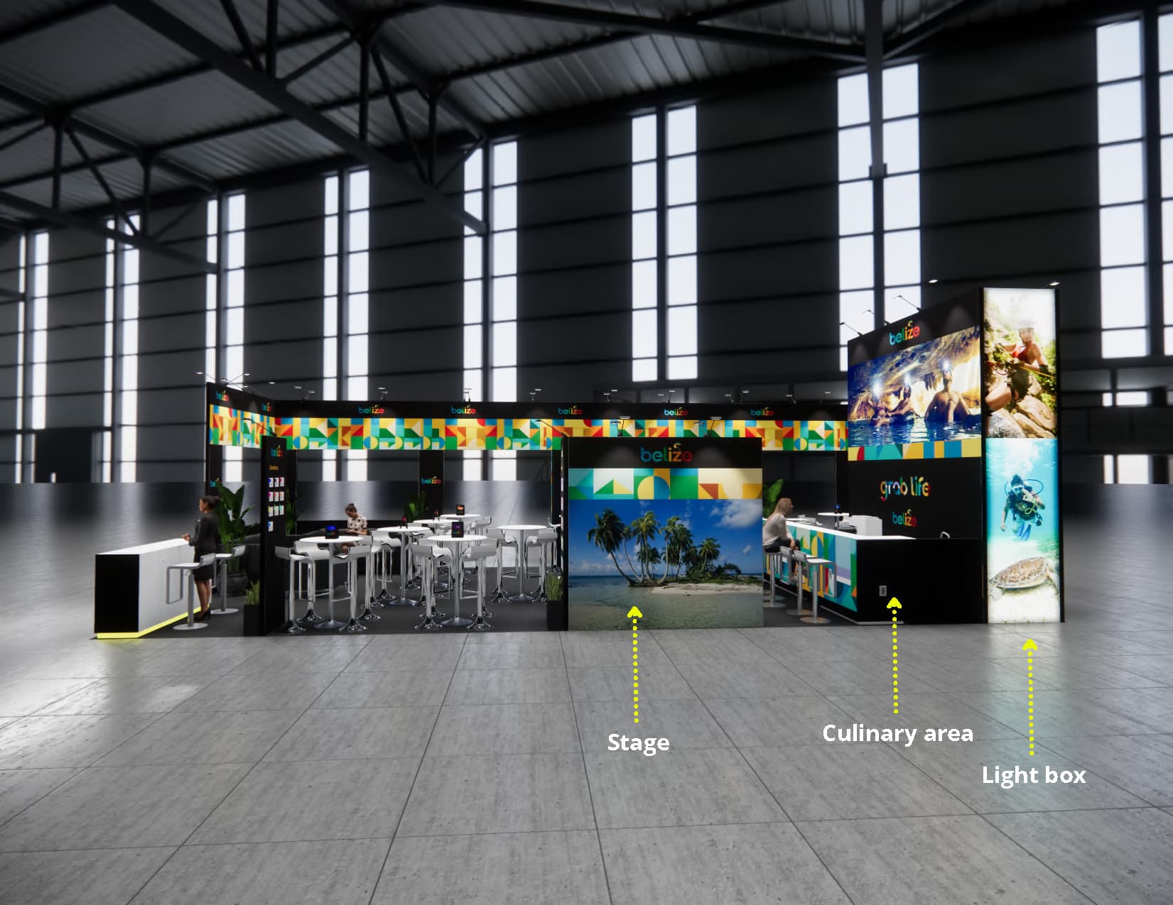KBIS 20x40 trade show exhibit rental in Las Vegas (view 4)