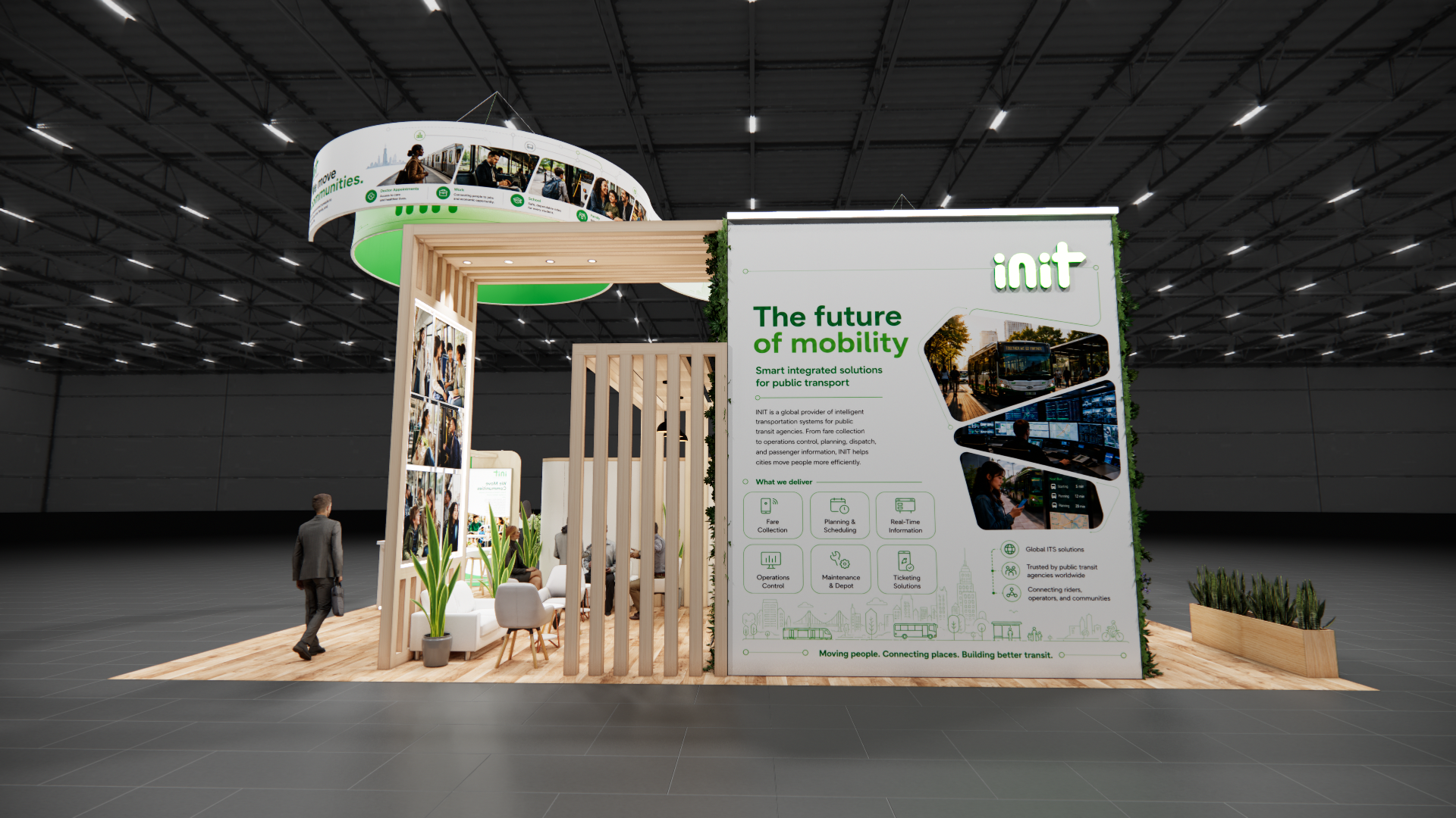 NAB Show 30x40 trade show exhibit rental in Las Vegas