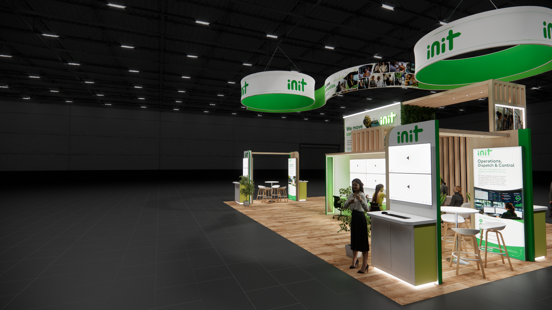 NAB Show 30x40 trade show exhibit rental in Las Vegas (view 2)