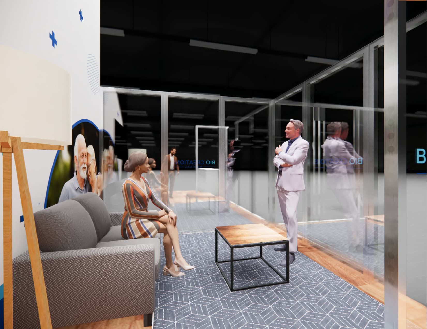 TISE 20x20 trade show exhibit rental in Las Vegas (view 3)