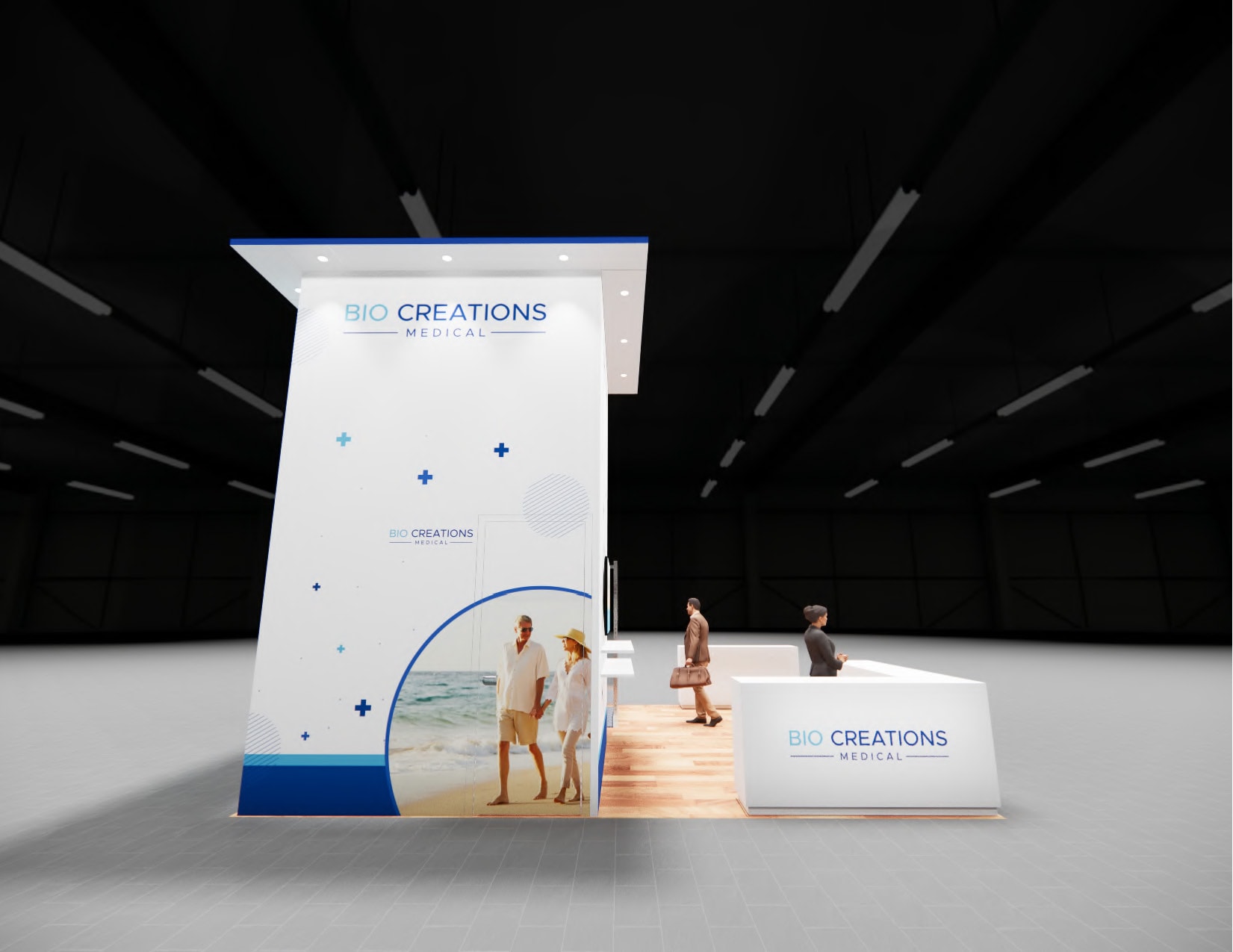 TISE 20x20 trade show exhibit rental in Las Vegas (view 5)